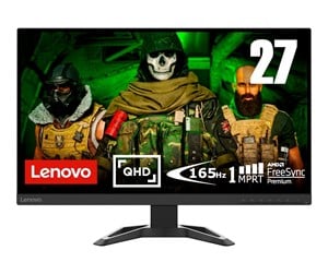 Skjerm - 27" Lenovo G27qc-30 - 2560x1440 - 165Hz - VA - 66F4GAC2EU