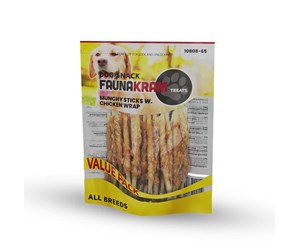 Hund - Faunakram Valuepack munchy stick whit Chicken 300 gr. - 10808-65