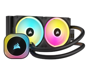 Prosessor-kjøler - Corsair iCUE LINK H100i RGB - Black - CPU Vannkjøling - Max 37 dBA - CW-9061001-WW