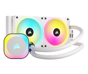 Prosessor-kjøler - Corsair iCUE LINK H100i RGB - White - CPU Vannkjøling - Max 37 dBA - CW-9061005-WW