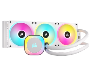 Prosessor-kjøler - Corsair iCUE LINK H150i RGB - White - CPU Vannkjøling - Max 37 dBA - CW-9061006-WW