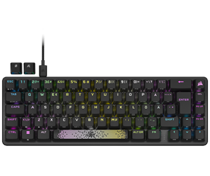 Tastatur - Corsair K65 PRO Mini 65% Optical OPX - ND - Gamingtastatur - Uten numpad - Nordisk - Svart - CH-91A401A-ND