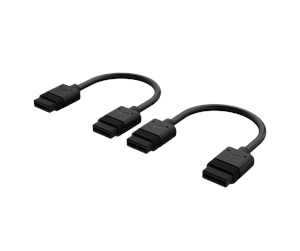 Kabinett-tilbehør - Corsair iCUE LINK Cable 100mm x2 (straight connectors) - CL-9011121-WW