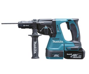 Skru/Bormaskin - Makita DHR243RTJB Cordless Combi Hammer - DHR243RTJB