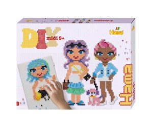 Kreative leker - Hama Ironing Bead Set Gift Box - Fashion Girls 40 - 3159