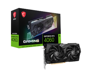 Grafikkort - MSI GeForce RTX 4060 GAMING - 8GB GDDR6 RAM - Grafikkort - RTX 4060 GAMING 8G