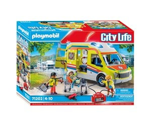 Playmobil - Playmobil City Life - Ambulanse med lys og lyd - 71202