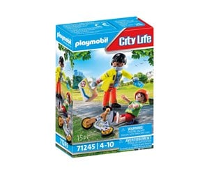 Playmobil - Playmobil City Life - Ambulansearbeider med pasient - 71245