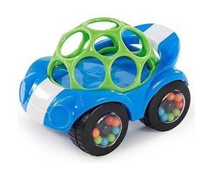 Babyleker - Bright Starts Toy car Rattle & Roll Buggie™ blue - BS-81559