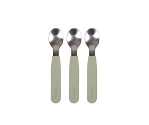 Babyutstyr - Filibabba Silicone spoons 3-pack - Green - FI-02258