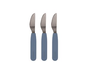 Babyutstyr - Filibabba Silicone knife 3-pack - Powder blue - FI-SI018