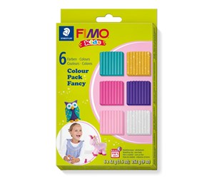 Hobbyartikler - Staedtler Set Mod.clay fimo kids col.pack Gi - 8032 02