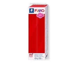 Hobbyartikler - Staedtler Mod. clay fimo soft 454g xmas red - 8021-2