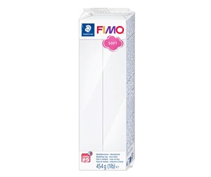 Hobbyartikler - Staedtler Mod. clay fimo soft 454g white - 8021-0