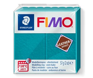 Hobbyartikler - Staedtler Mod. clay fimo leath.-ef. lagoon - 8010-369