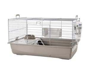 Smådyr - Savic Nero 2 De Luxe Guinea Pig Cage L:80 x B:50 x H:45 cm Silver - G5208G