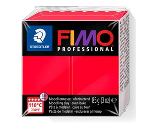 Hobbyartikler - Staedtler Mod. clay fimo prof 85g red - 8004-200