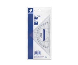 Skrive- & Tegneverktøy - Staedtler Geometry set square 16cm with grip - 568 36