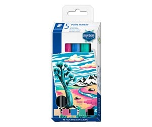 Skrive- & Tegneverktøy - Staedtler Paint marker Lumocolor 2.4mm 5pcs - 349 C5