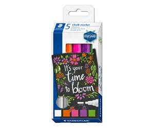 Skrive- & Tegneverktøy - Staedtler Chalk marker Lumocolor 2.4mm 5pcs - 344 C5