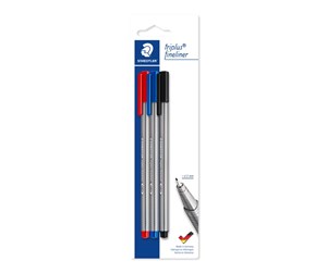 Skrive- & Tegneverktøy - Staedtler Fineliner triplus ass. 3pcs BK - 334-S BK3