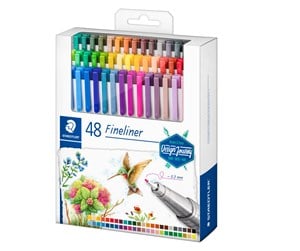 Skrive- & Tegneverktøy - Staedtler Fineliner triplus 48pc Design J. - 334 C48-C