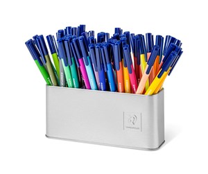 Skrive- & Tegneverktøy - Staedtler triplus® fibre tip pen metal cup with 50 pens - 323 MC50