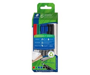 Skrive- & Tegneverktøy - Staedtler Lumocolor® permanent pen 318 6 pcs. cardboard box - 318 C6-1