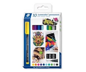 Skrive- & Tegneverktøy - Staedtler Universal pen Lumocolor F per 10pcs - 318 C10