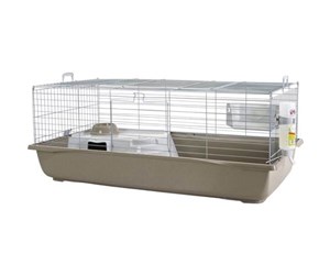 Smådyr - Savic Nero 4 de Luxe Dwarf Rabbit Cage 118x64.5x47 cm Silver - G5210G