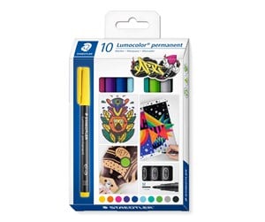 Skrive- & Tegneverktøy - Staedtler Universal pen Lumocolor M per 10pcs - 317 C10