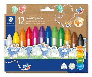 Skrive- & Tegneverktøy - Staedtler Wax crayon Noris jumbo 12x14mm - 228 14 C12  PE