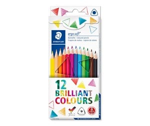 Skrive- & Tegneverktøy - Staedtler Col. pencil ergosoft 12pcs FSC 100% - 157 C12