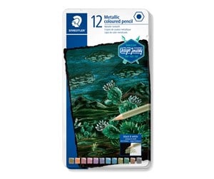 Skrive- & Tegneverktøy - Staedtler Metallic pencil 12pcs     FSC 100% - 146M M12