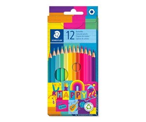 Skrive- & Tegneverktøy - Staedtler Col. Pencil Happy 12pcs   100% PEFC - 146 C12 HA