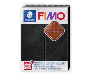 Hobbyartikler - Staedtler Mod. clay fimo leath.-ef. black - 8019-909