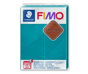 Hobbyartikler - Staedtler Mod. clay fimo leath.-ef. lagoon - 8019-369