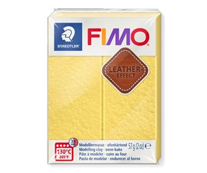 Hobbyartikler - Staedtler Mod. clay fimo leath.-ef. saffron y - 8019-109