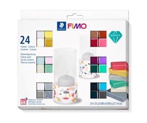 Hobbyartikler - Staedtler Set Mod. clay fimo effect MP - 8013 C24-1