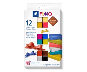 Hobbyartikler - Staedtler Set Mod. clay fimo leather-ef. MP - 8013 C12-2