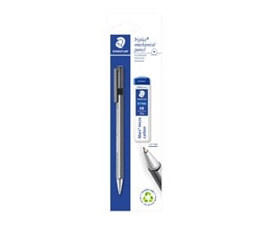 Skrive- & Tegneverktøy - Staedtler Mechanical pencil tripl.07+leads bc - 77427BK25D