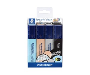 Skrive- & Tegneverktøy - Staedtler Highlighter Textsurf.cl.4pcs.wallet - 364 CWP4