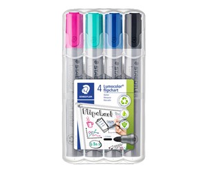 Skrive- & Tegneverktøy - Staedtler Flipchart marker Lumocolor 4pcs.box - 356 WP4-1