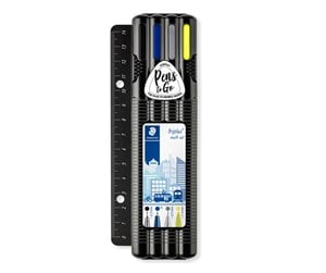 Skrive- & Tegneverktøy - Staedtler triplus multi set ruler 4pcs box - 34 SB4B-R