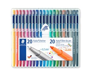 Skrive- & Tegneverktøy - Staedtler triplus® mixed set SB 40pc - 34 SB40