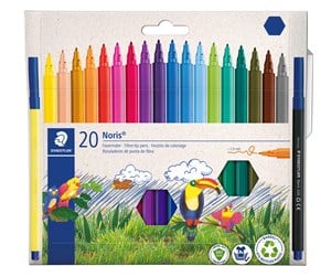 Skrive- & Tegneverktøy - Staedtler Fibre-tip pens Noris 20pcs wallet - 326 C20