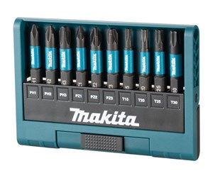 Bormaskin & Bits - Makita Impact Black impact screwdriver bit set - 10 pieces - E-12011