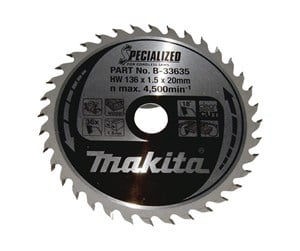 Sirkelsag - Makita Specialized circular saw blade - for wood - B-33635