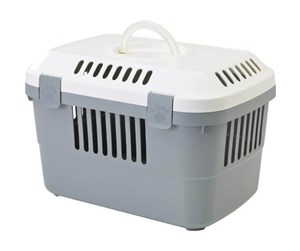 Katt - Savic Discovery 1 pet carrier 33x48x31 cm white/grey - K3227K