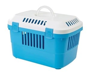 Katt - Savic Discovery 1 pet carrier 33x48x31 cm white/blue - K3227L